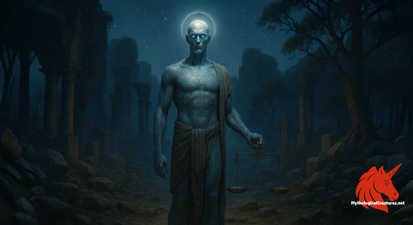 Abatur - Abatur holds a pivotal role in Mandaean cosmology, embodying the balance between celestial radiance and the solemn duty of soul weighing.