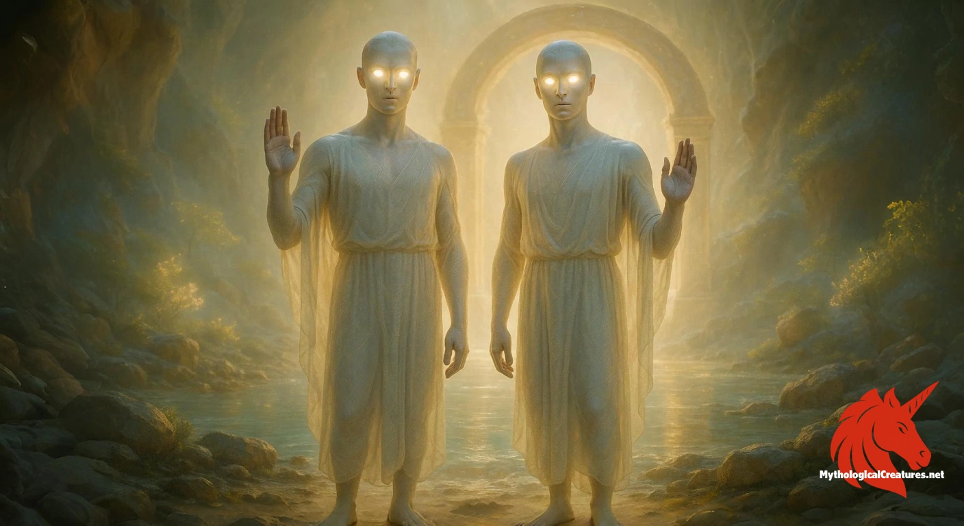 Adathan and Yadathan - They are central to Mandaean cosmology, ensuring the sanctity of the divine realm and guiding the faithful through the passage of life.