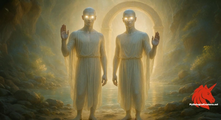 Depiction of Adathan and Yadathan Discover another mythical creature