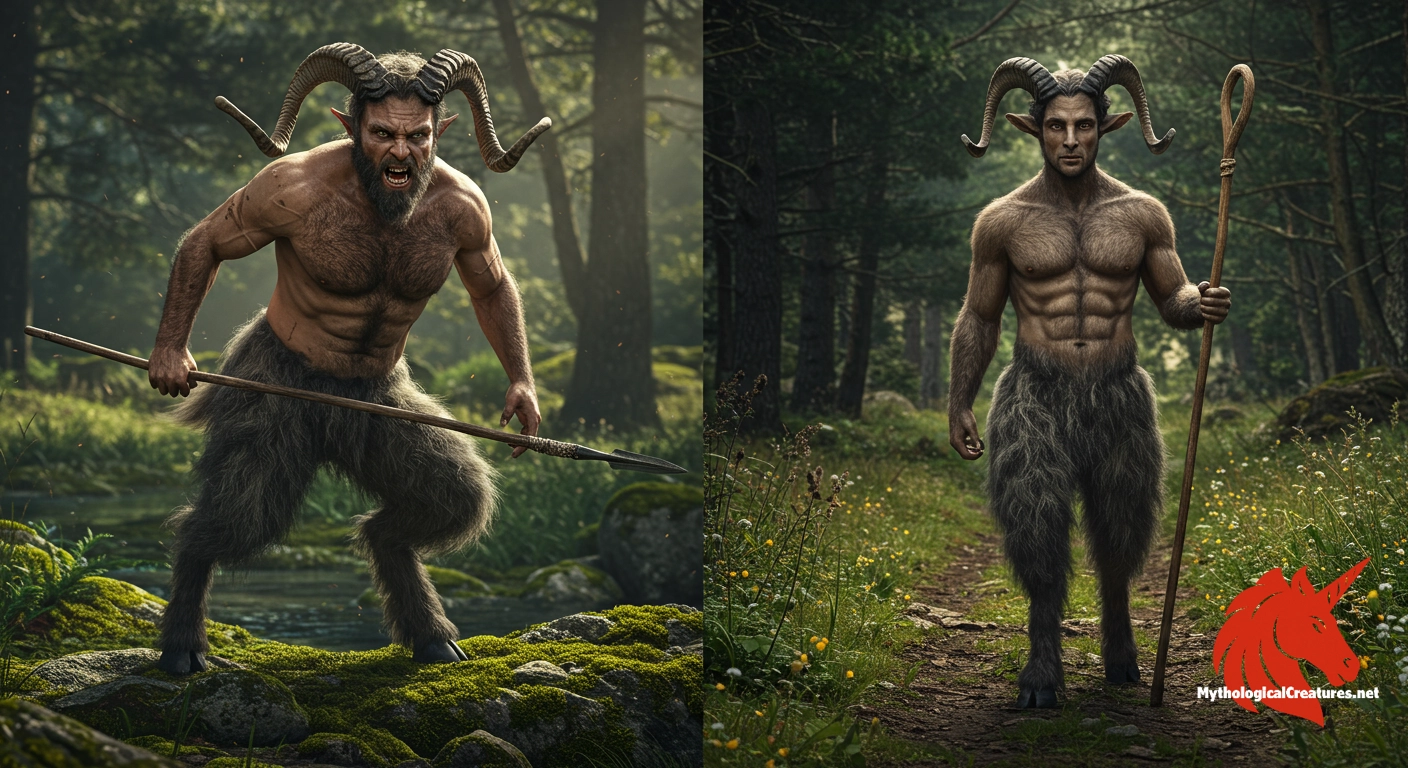 Agreus and Nomios - They embody the dual aspects of wildness and pastoral care in nature.