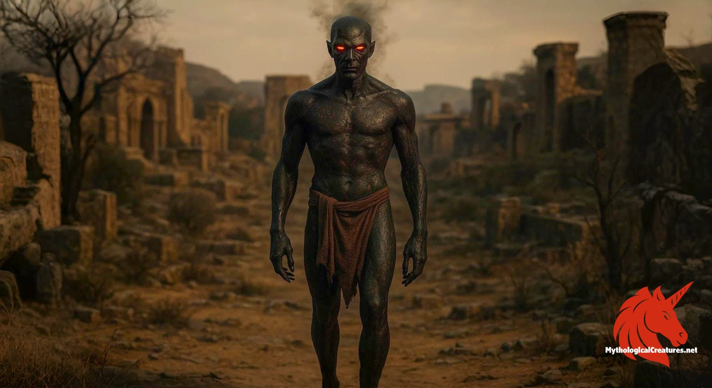 Ahriman - A central figure in Zoroastrian dualism, Ahriman represents the destructive force opposing the order and creativity of Ahura Mazda and the Spenta Mainyu.