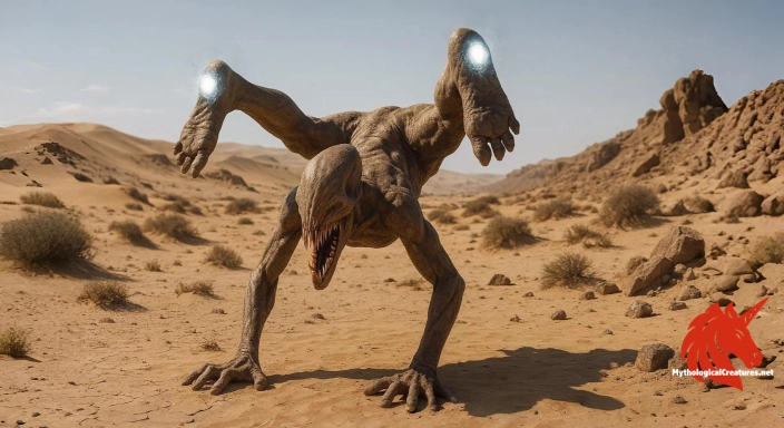 Depiction of Aigamuxa Discover another mythical creature