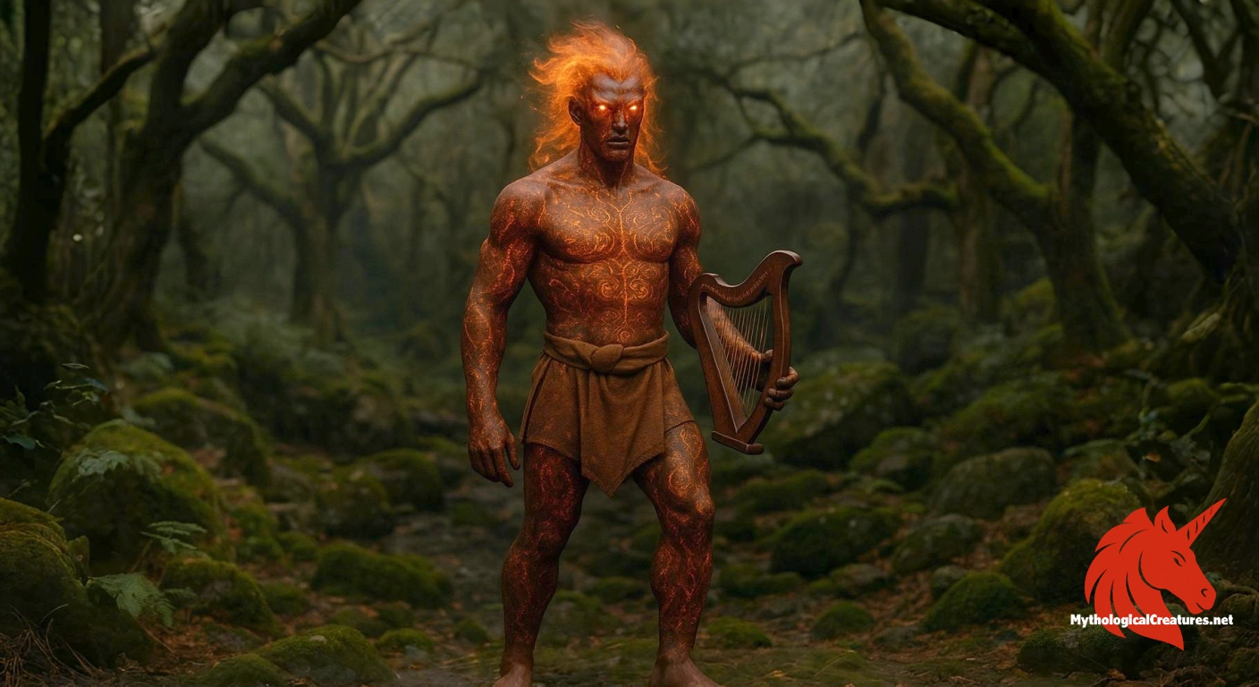 Aillen - His myth underscores the cyclic nature of destruction and renewal in ancient Celtic lore. Aillen - His myth underscores the cyclic nature of destruction and renewal in ancient Celtic lore.