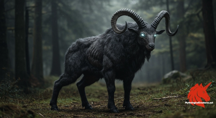Depiction of Akerbeltz Discover another mythical creature