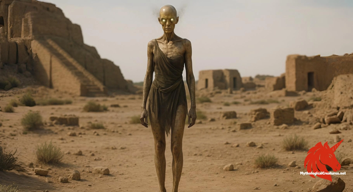 Akhkhazu - Akhkhazu personifies the terror of disease in ancient Mesopotamian demonology, serving as an embodiment of divine retribution through plague.