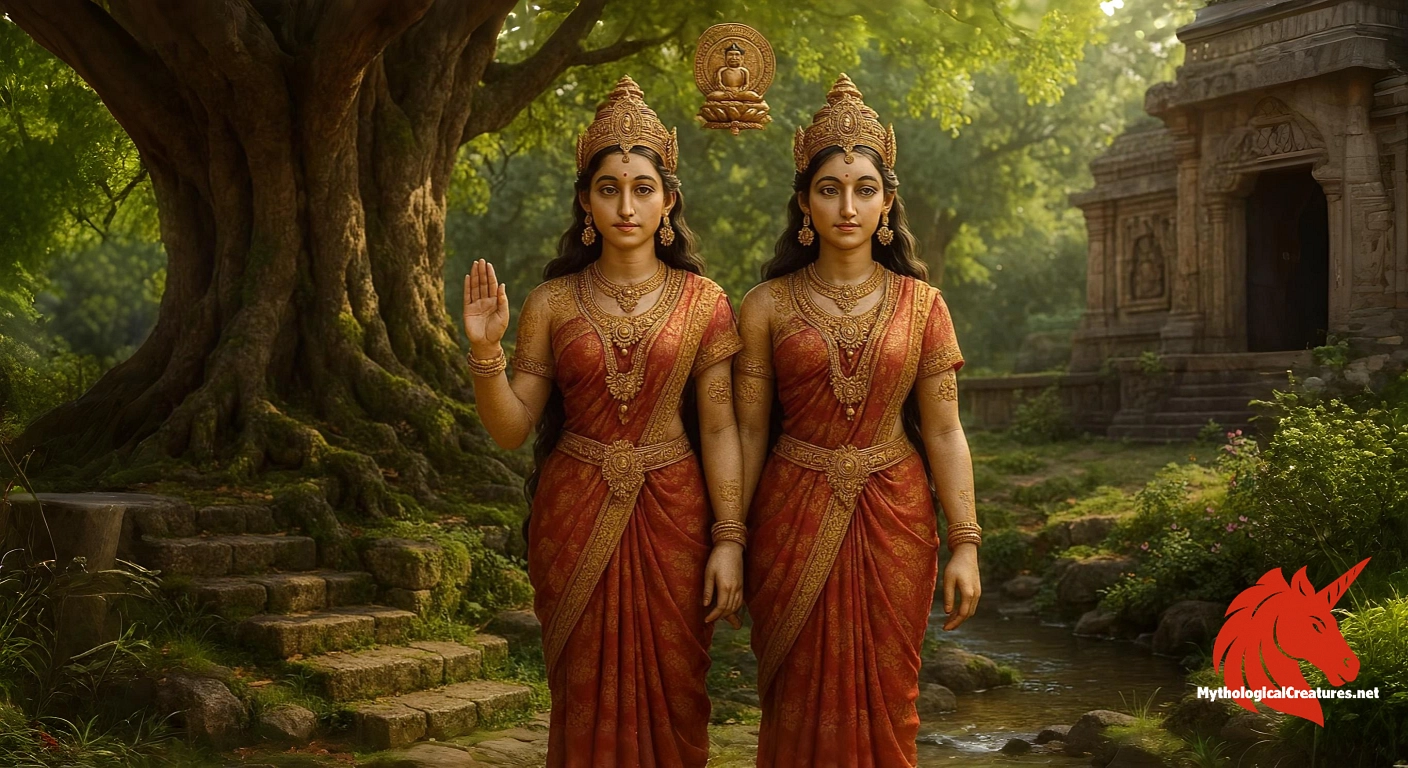 Ambika - Ambika embodies nurturing and protective aspects of the divine, serving as a maternal guardian in Jain iconography while also reflecting attributes admired in Hindu goddess traditions.