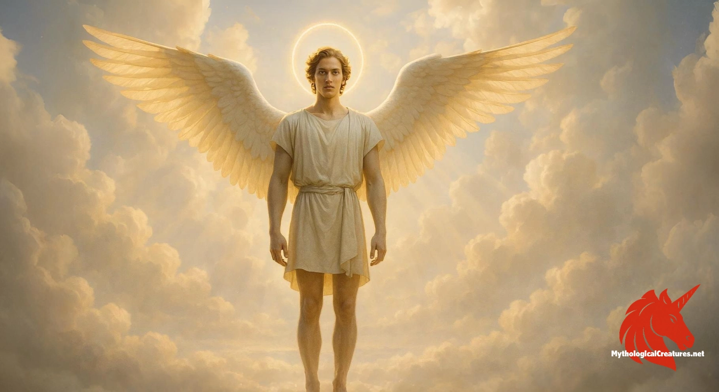 Angel - Angels are central figures in establishing a connection between the divine and mortal realms, often serving as protectors and guides.