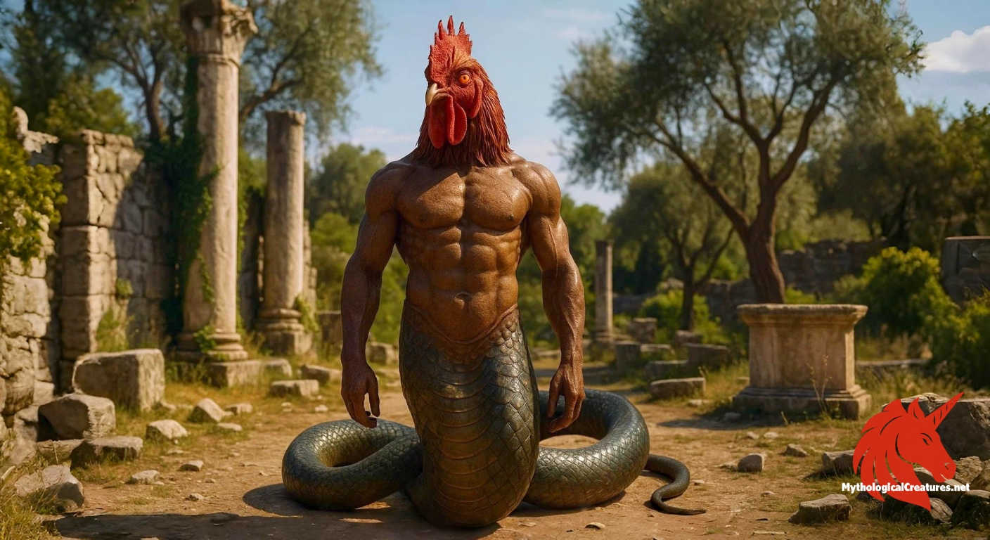 Anguiped - The Anguiped represents the fusion of pagan and Judaic elements and served as a protective, mystical emblem in ancient religious practices.