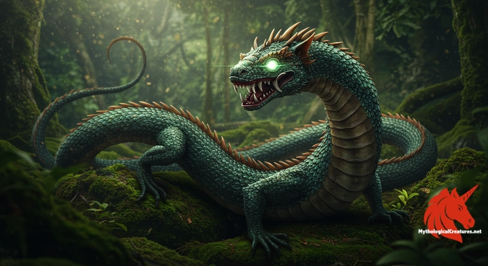 Depiction of Antaboga Discover another mythical creature