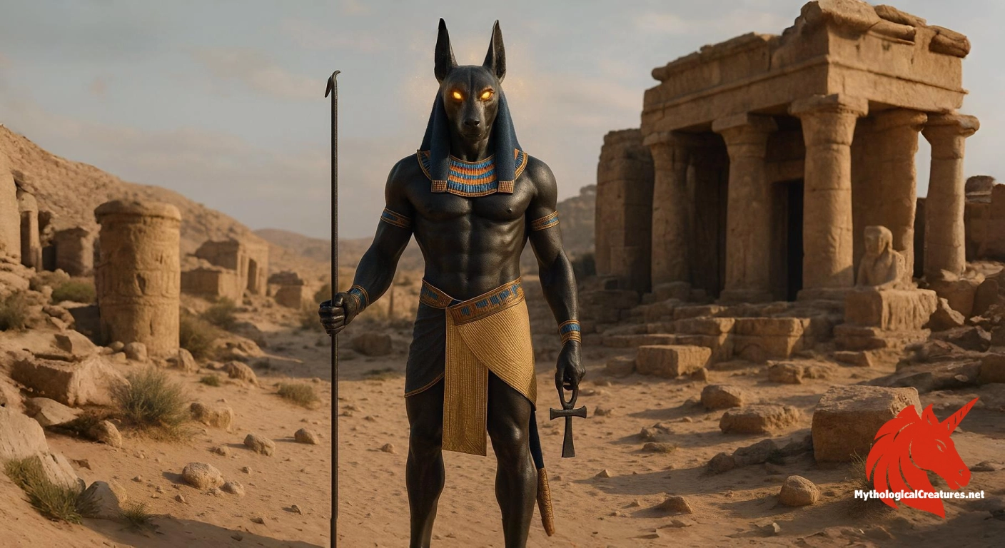 Anubis - Central to Egyptian funerary practices and afterlife beliefs Anubis - Central to Egyptian funerary practices and afterlife beliefs