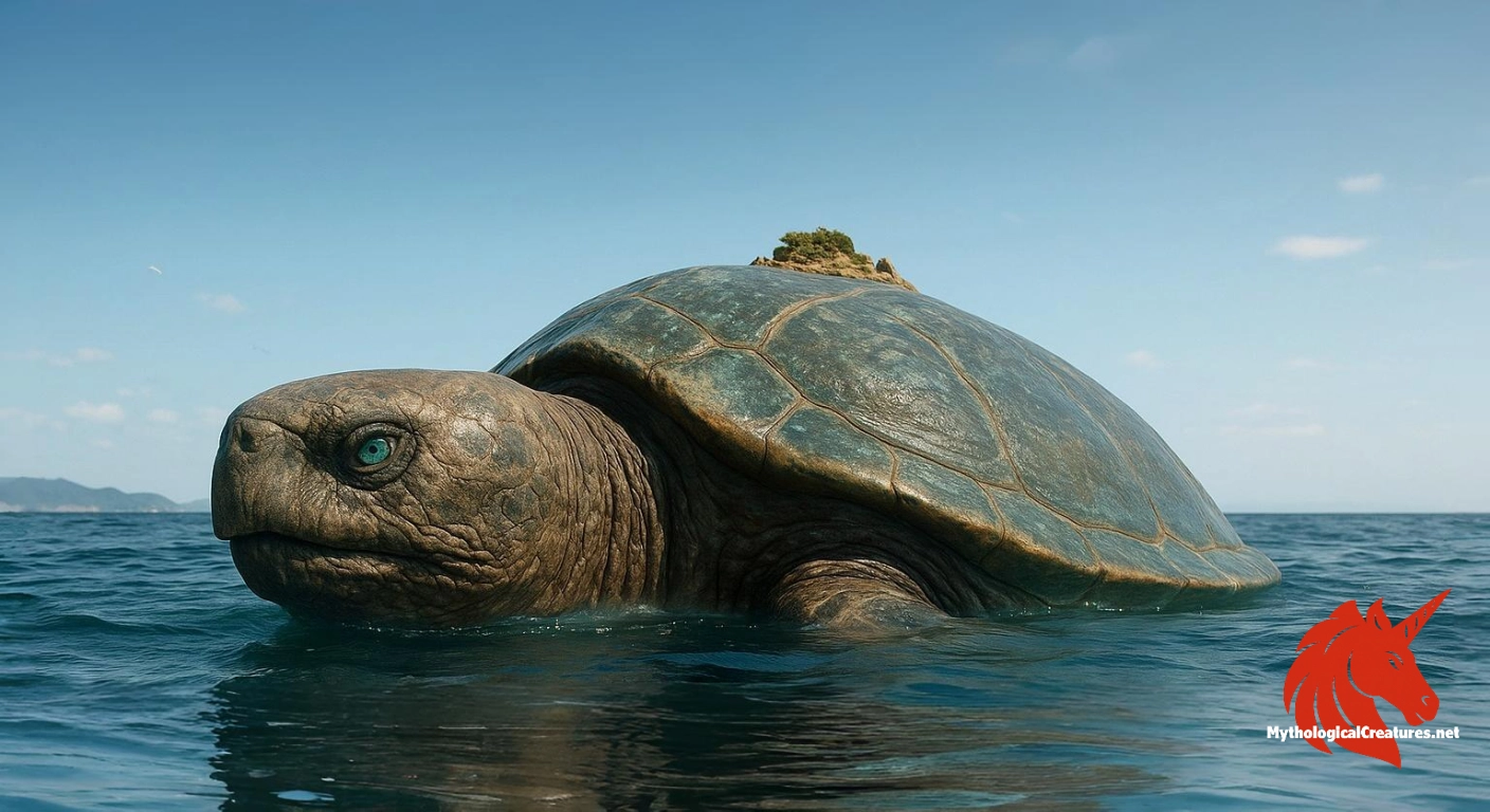 Ao (turtle): Cosmic supporter and creation myth figure | Mythical Legend