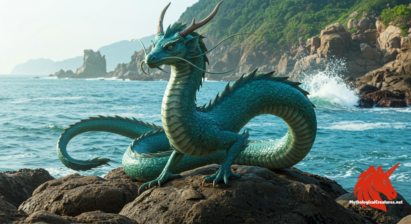 Ao Guang - Embodies the majesty and power of the Eastern Sea and its natural phenomena Ao Guang - Embodies the majesty and power of the Eastern Sea and its natural phenomena
