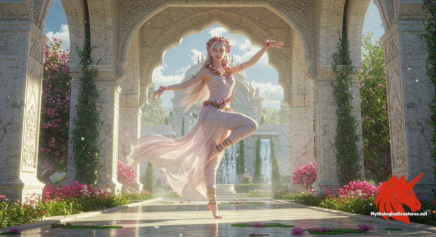 Apsara - Apsaras symbolize divine beauty and artistic excellence, bridging the mortal and the divine through their enchanting performances. Apsara - Apsaras symbolize divine beauty and artistic excellence, bridging the mortal and the divine through their enchanting performances.
