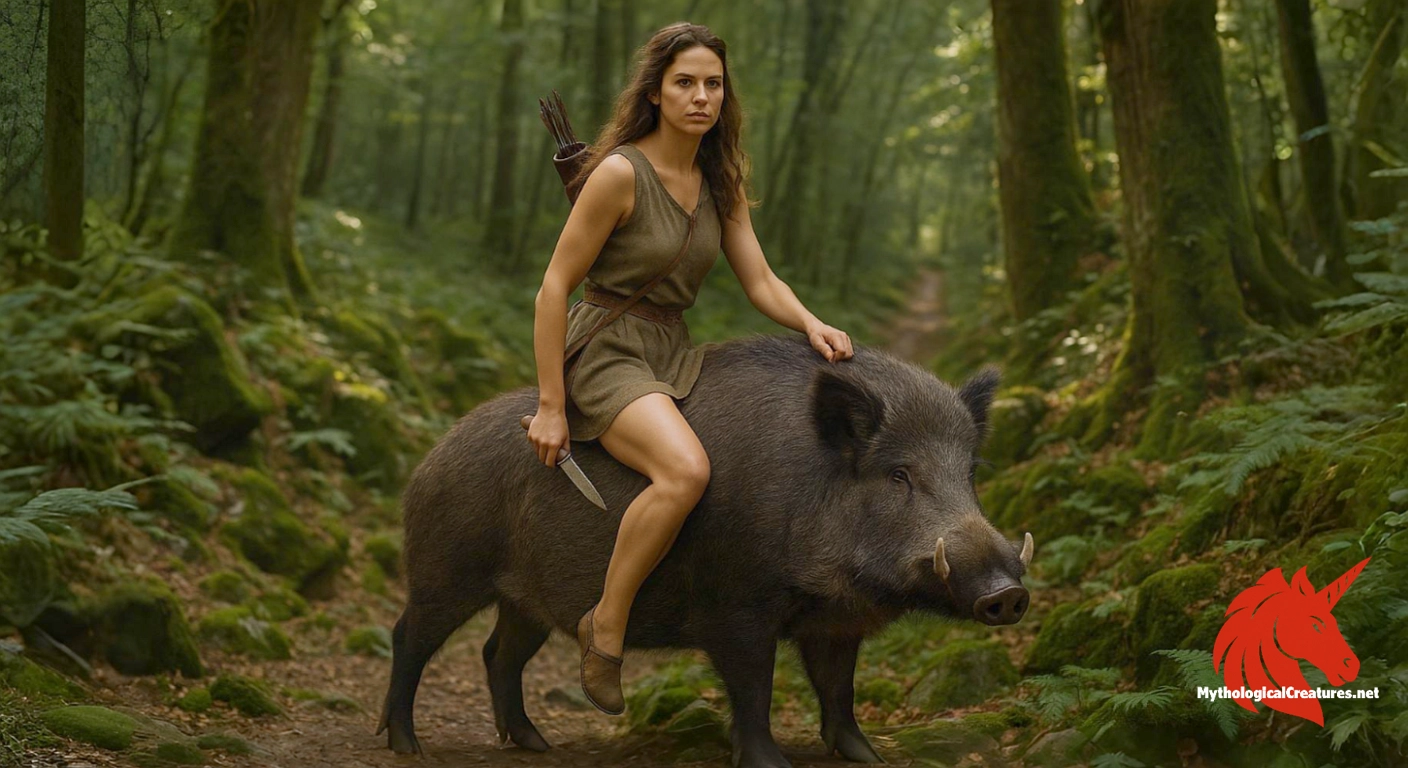 Arduinna - Arduinna was revered for her role in safeguarding the natural landscapes and inspiring hunters within her domain.