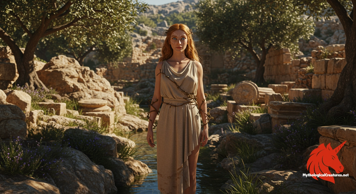 Areia - Her legacy is tied to the lineage of Miletus and the mythological heritage of Crete.