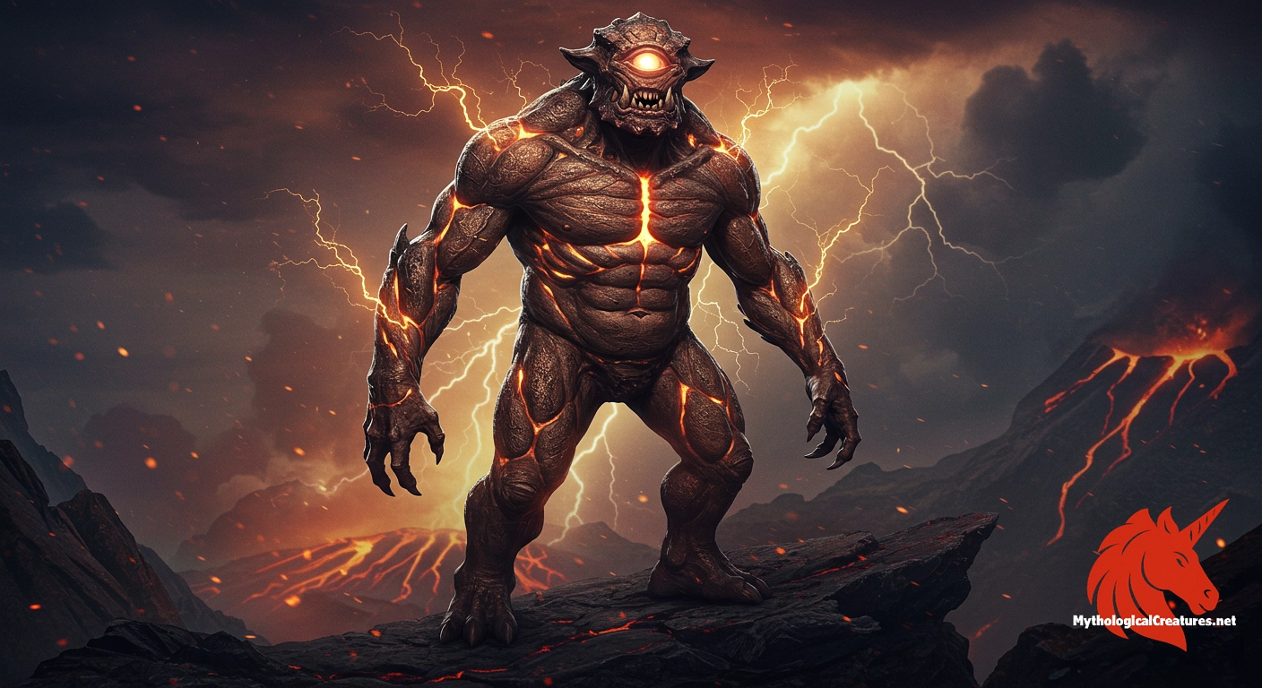 Arges - Arges is one of the three Hesiodic Cyclopes renowned for his association with the brightness of lightning and for his mythological role in forging the thunderbolts of Zeus.