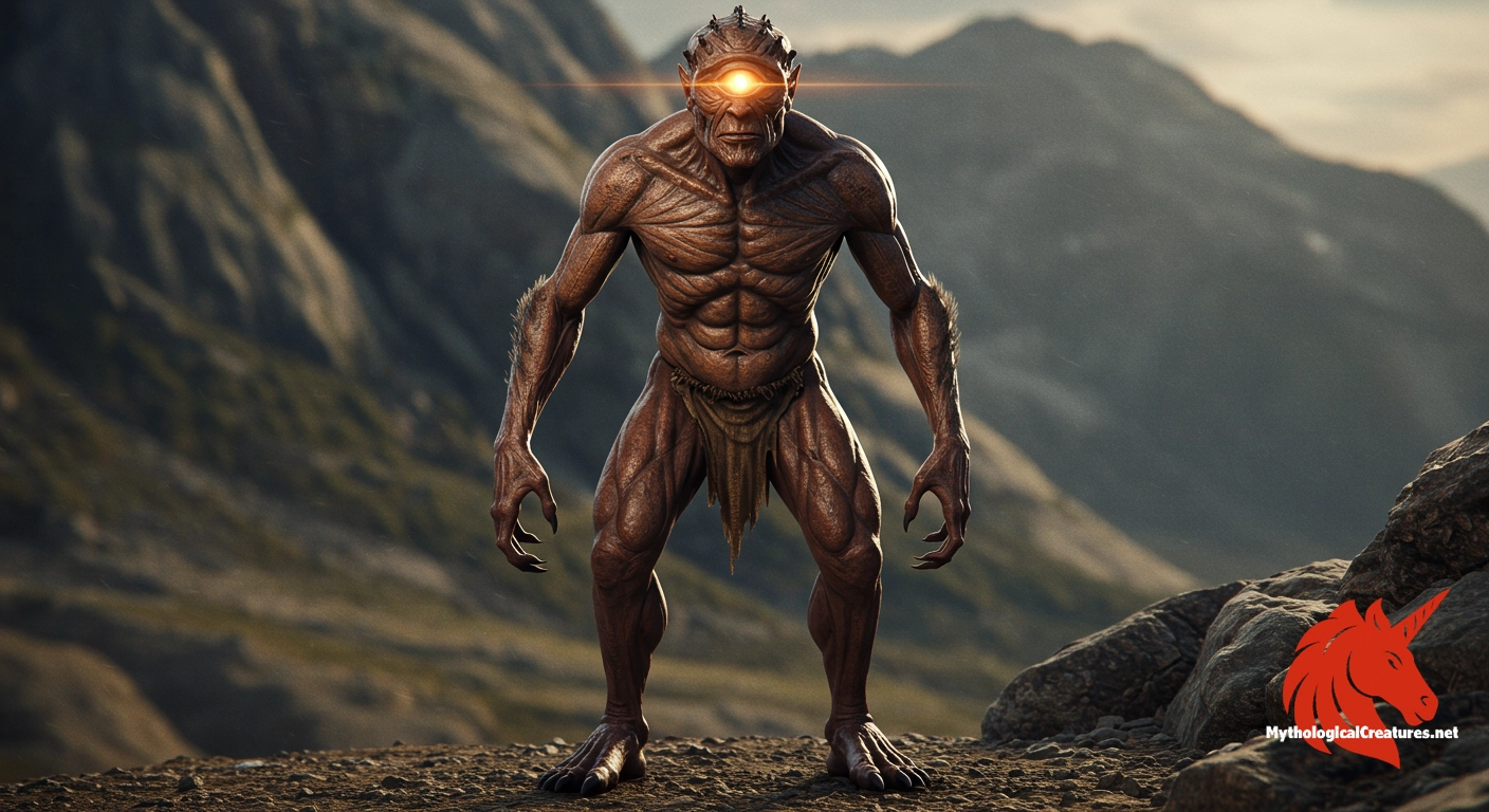 Arimaspi - They symbolise the mysterious and untamed edge of the ancient world through their unique physical trait and perennial conflict with mythical griffins.