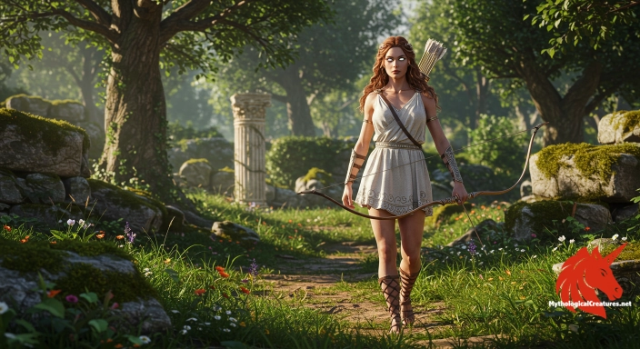 Depiction of Artemis Discover another mythical creature