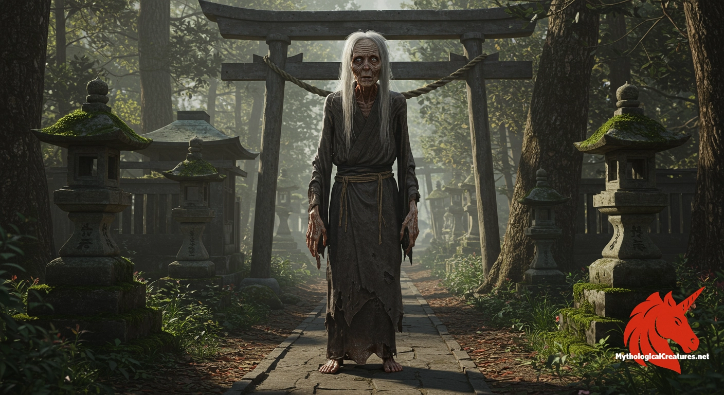 Azukibabaa - Embodies the enigmatic and eerie aspects of rural Japanese folklore, serving as a cautionary and mysterious figure in regional myth. Azukibabaa - Embodies the enigmatic and eerie aspects of rural Japanese folklore, serving as a cautionary and mysterious figure in regional myth.