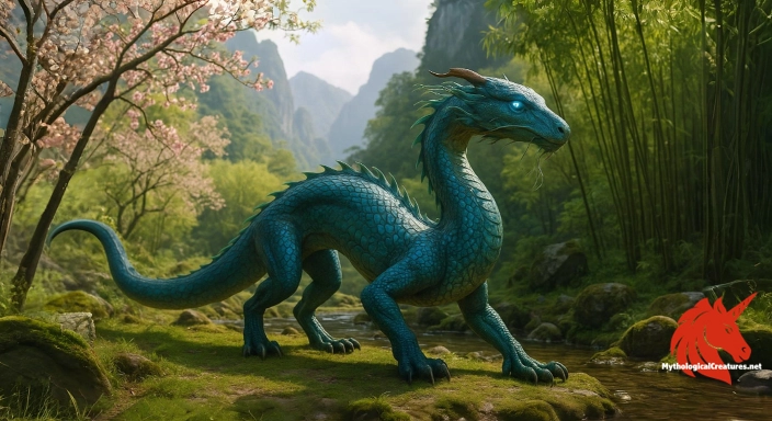 Depiction of Azure dragon Discover another mythical creature