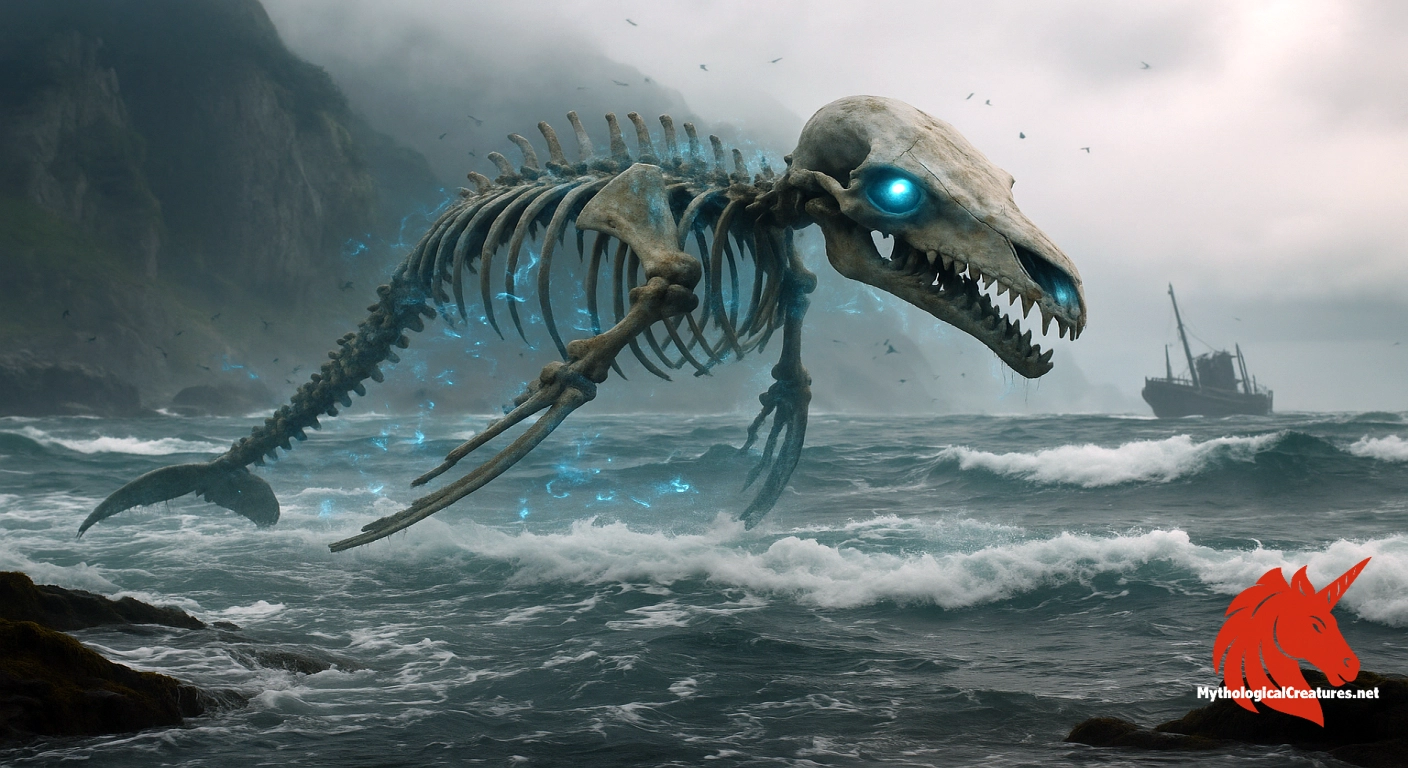 Bake-kujira - Acts as a supernatural force that punishes whale hunters and consumers by cursing them with plagues and fire, symbolising nature's retribution.