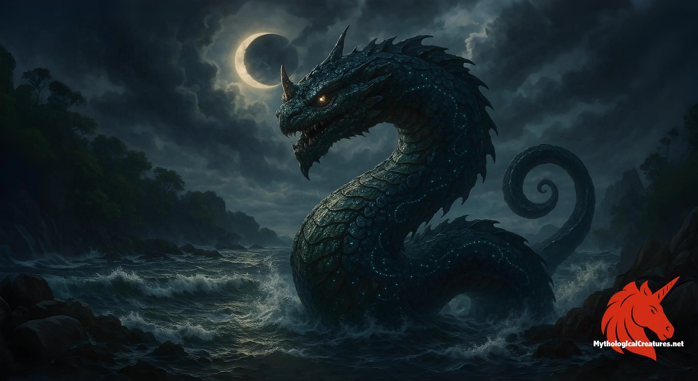 Bakunawa - Integral to ancient Filipino rituals and calendrical systems, symbolising the mysterious cycles of nature.