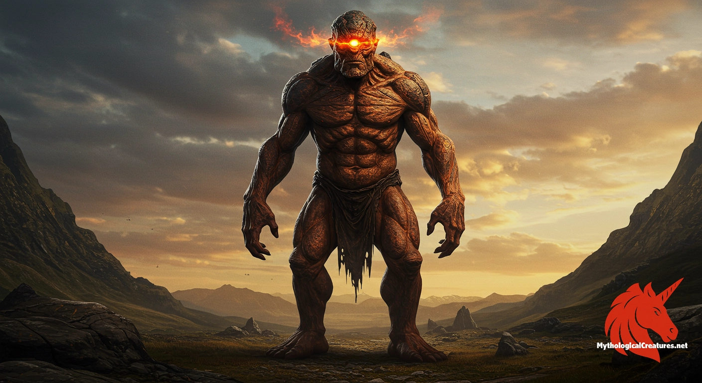 Balor - Balor embodies destructive power and the old order's tyranny, and his myth highlights the conflict between the Fomorians and the Tuatha Dé Danann.