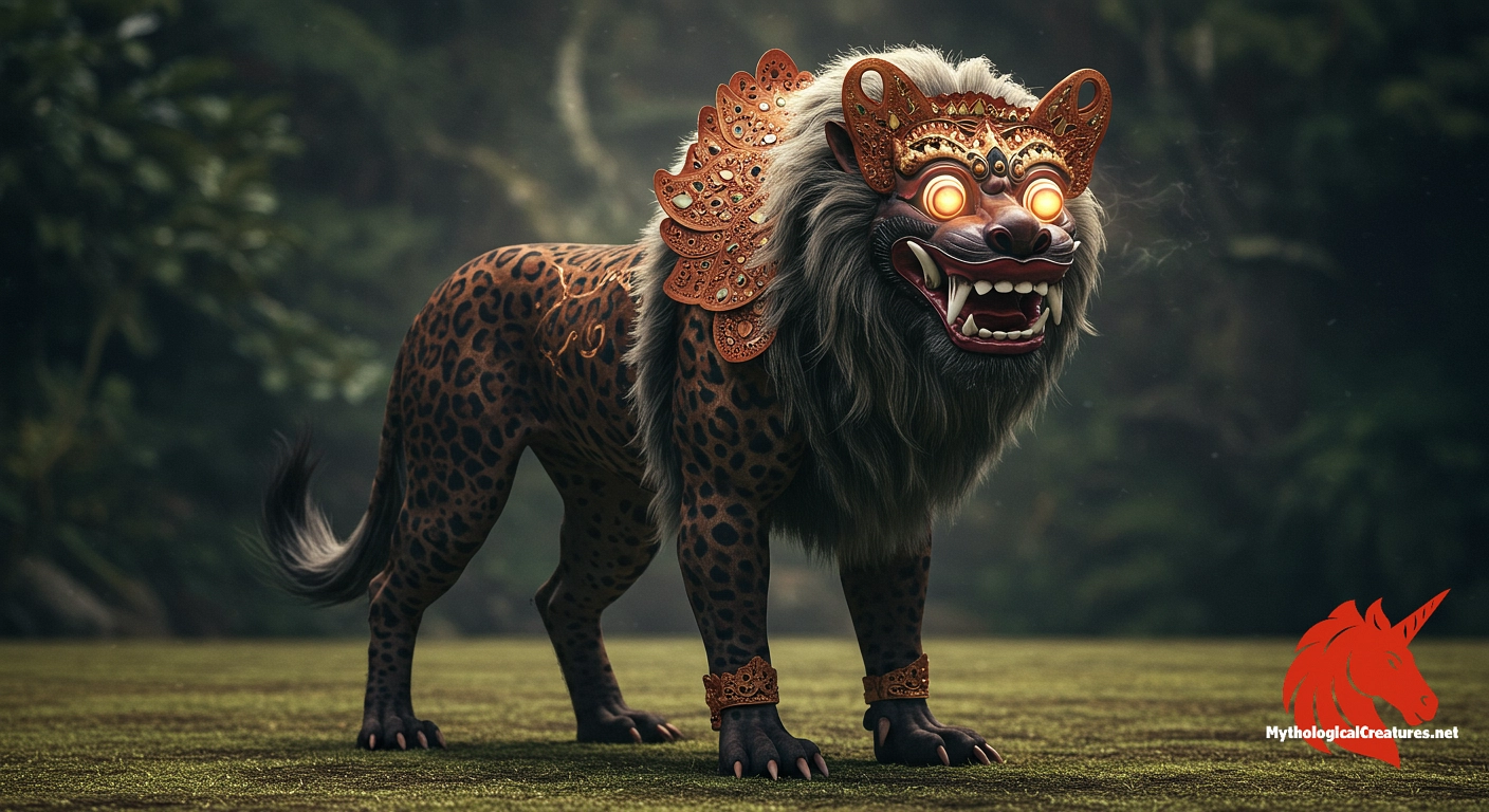 Barong - Represents the eternal battle between good and evil and is a central figure in Balinese cultural traditions.