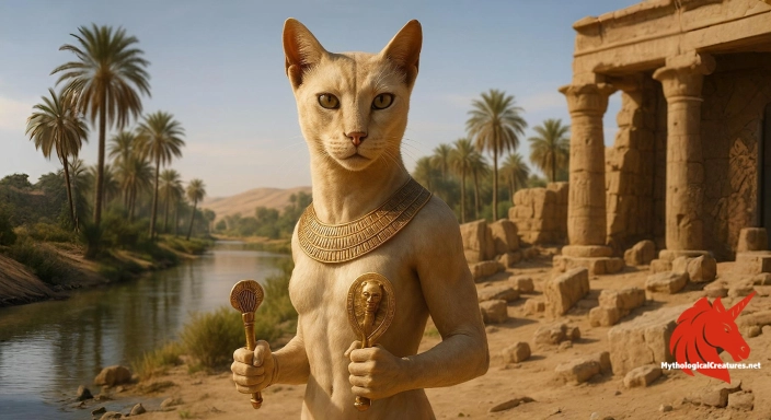 Depiction of Bastet Discover another mythical creature