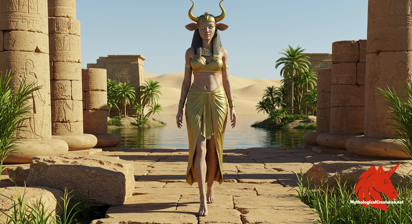 Bat - Represents one of the earliest forms of worship in ancient Egypt and serves as a precursor to Hathor.
