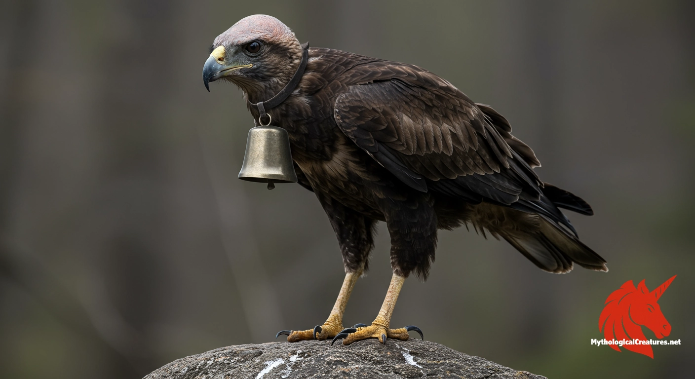 Belled buzzard - Serves as a symbolic harbinger of impending doom, influencing regional colloquialisms and superstitions.