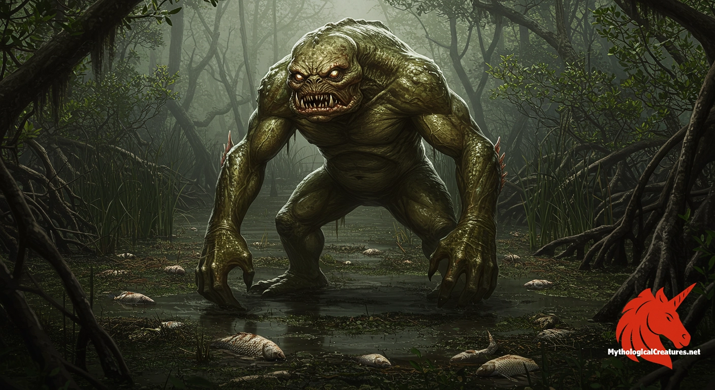 Berberoka - Serves as a cautionary tale about the dangers of swamps and the unpredictable nature of water, while its ironic fear of crabs adds a unique twist to its myth. Berberoka - Serves as a cautionary tale about the dangers of swamps and the unpredictable nature of water, while its ironic fear of crabs adds a unique twist to its myth.