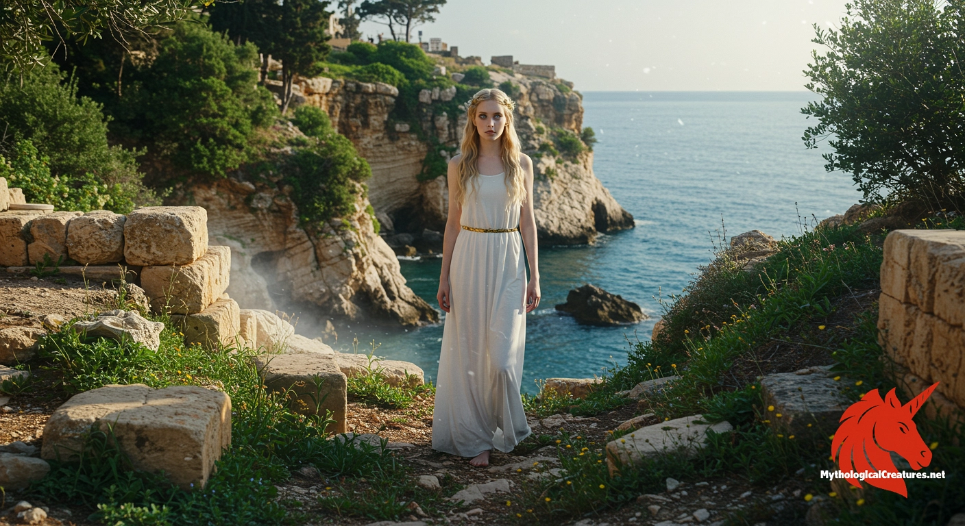 Beroe - Beroe embodies the divine allure and natural beauty of Beirut, representing themes of love and divine choice in Greek mythology.