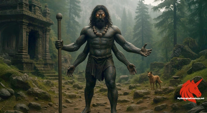 Depiction of Bhairava Discover another mythical creature