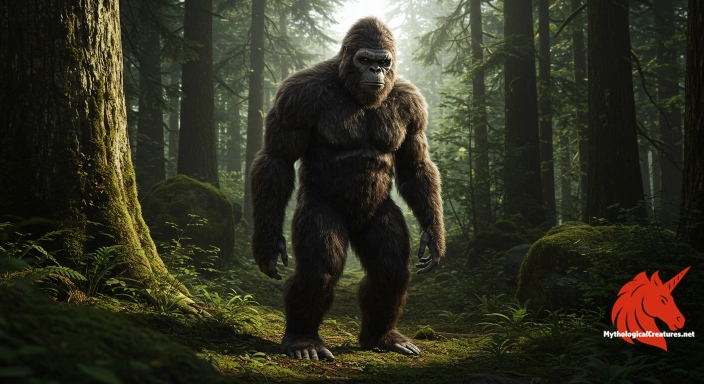 Depiction of Bigfoot Discover another mythical creature