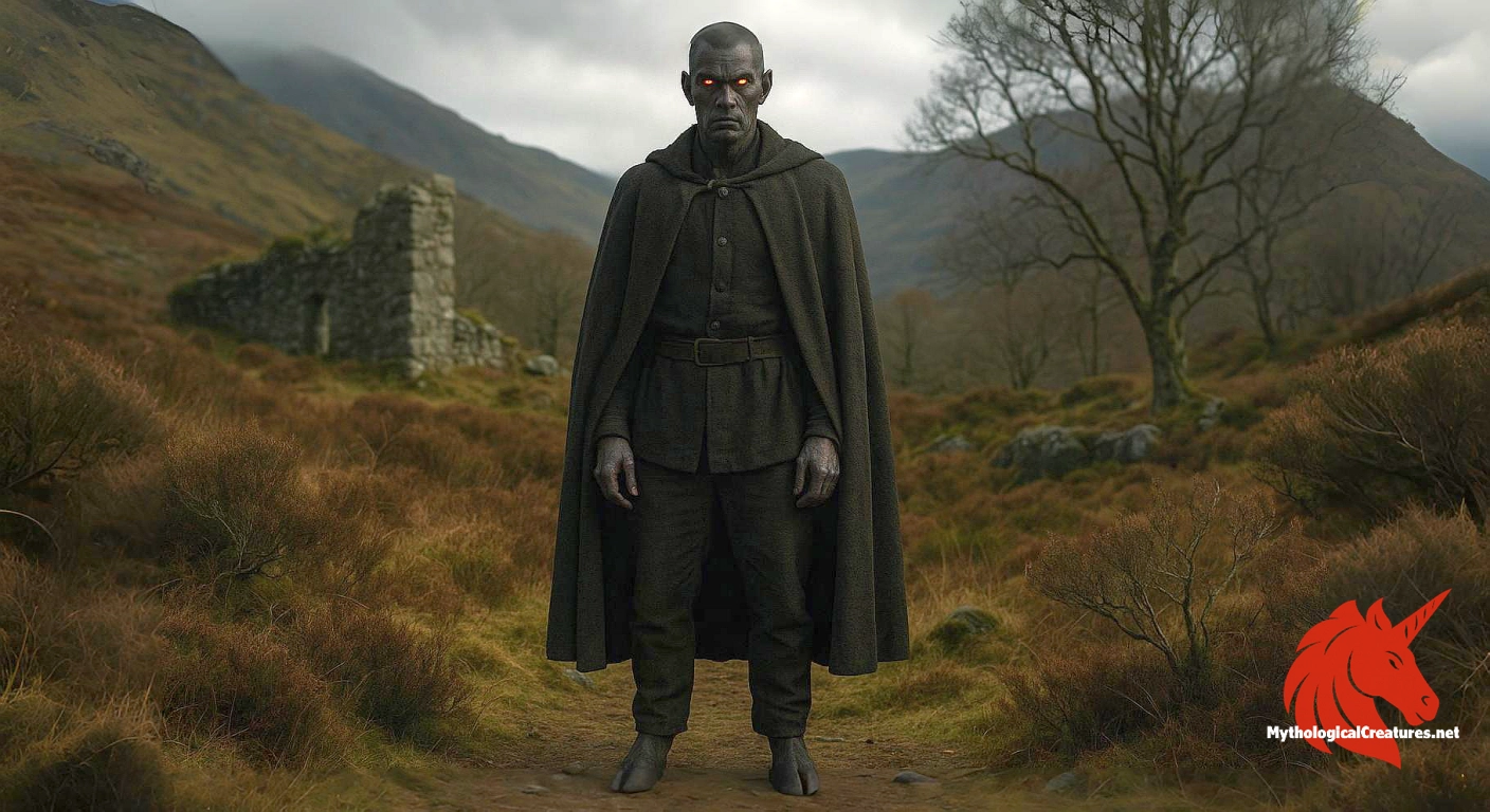 Black Donald - Black Donald embodies the pervasive presence of evil and deception in Scottish folklore, serving as a cautionary figure whose true identity is betrayed by his cloven feet.
