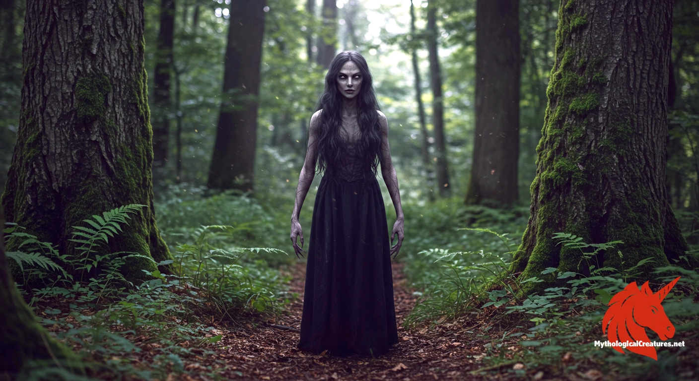 Błędnica - Serves as a cautionary figure warning of the perils of venturing off safe paths in the wilderness.
