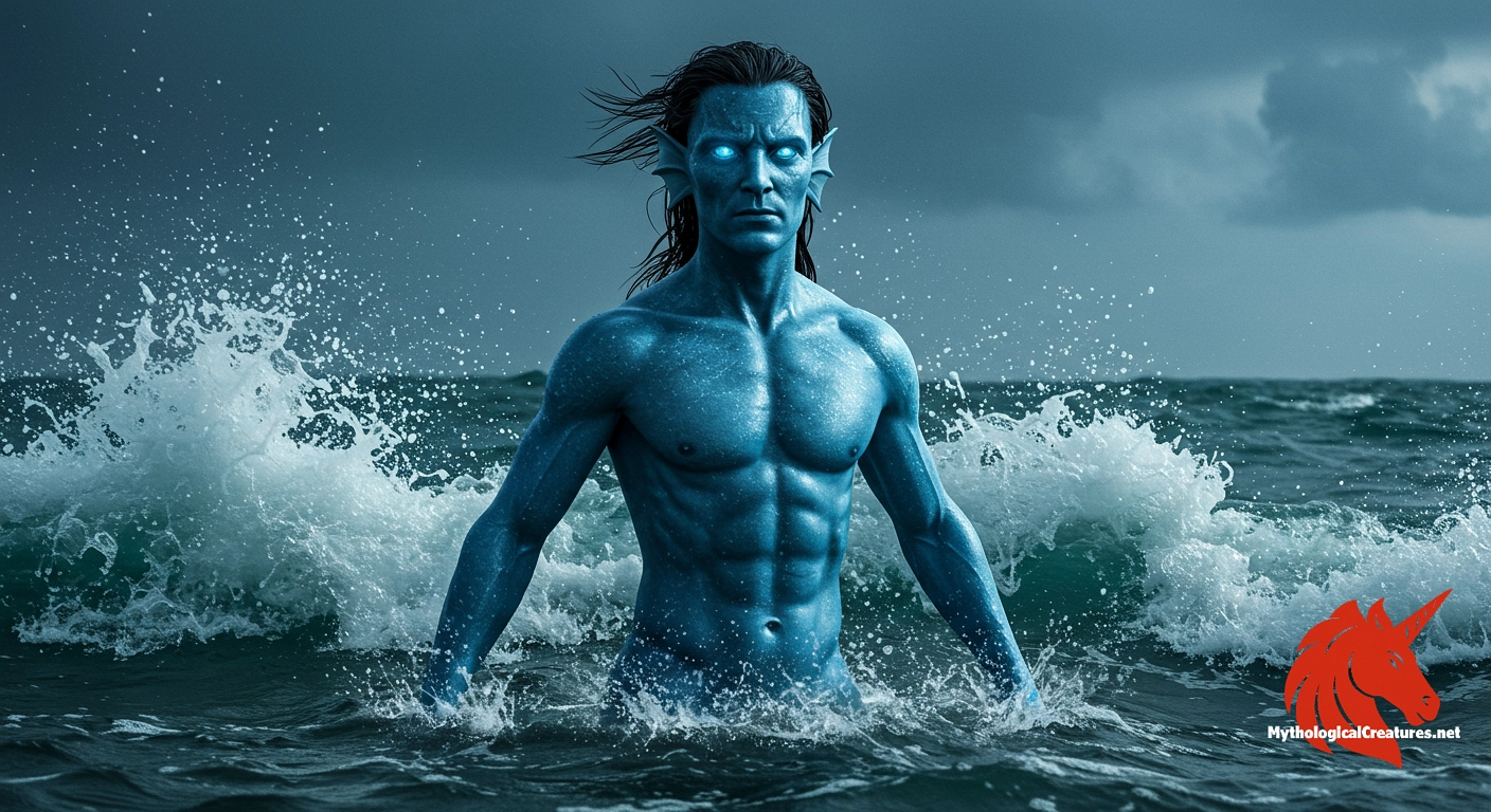Blue men of the Minch - They embody the dangerous and unpredictable nature of the sea and serve as a personification of maritime hazards.
