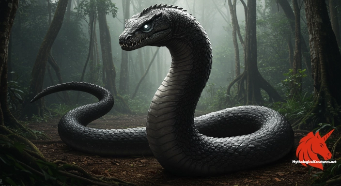 Depiction of Boiuna Discover another mythical creature