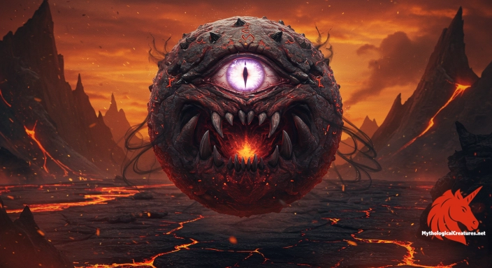 Depiction of Cacodemon Discover another mythical creature