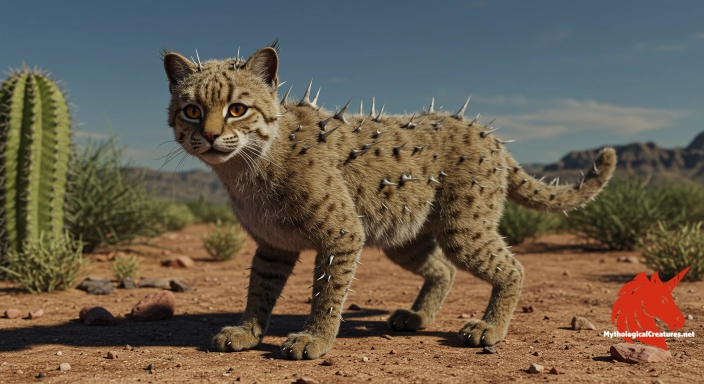 Depiction of Cactus cat Discover another mythical creature