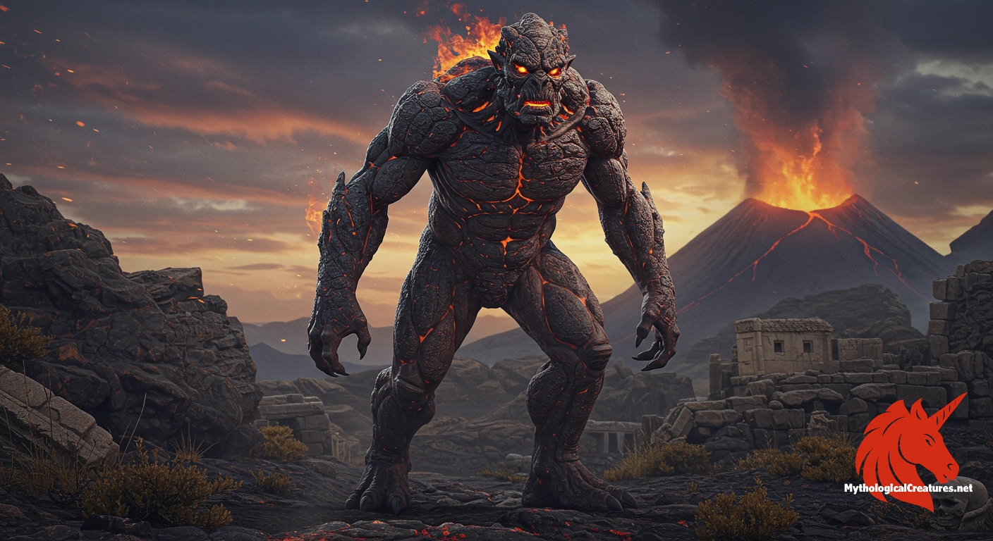 Cacus - Symbolises chaos and the destructive power of fire, ultimately subdued by heroic order through Hercules.