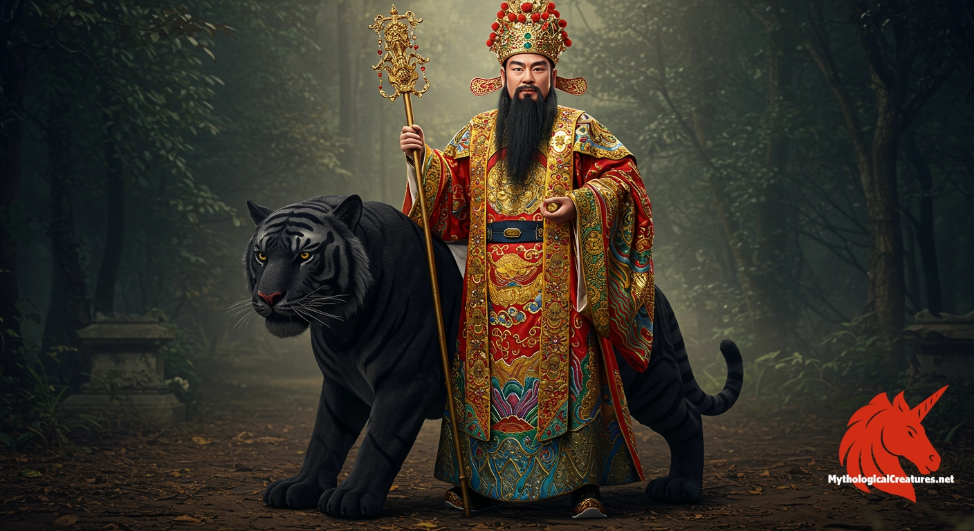 Caishen - Central figure in attracting wealth and good fortune, widely worshipped in Chinese folk religion and Taoism Caishen - Central figure in attracting wealth and good fortune, widely worshipped in Chinese folk religion and Taoism