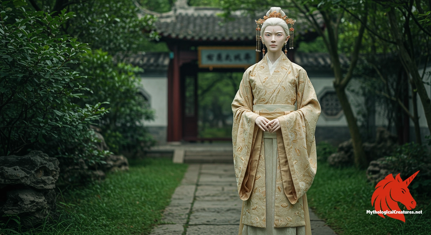 Canshen - Highlights the divine origins of silk production and reflects the cultural importance of sericulture in ancient Chinese society.