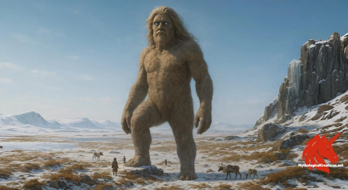 Depiction of Caribou mother Discover another mythical creature