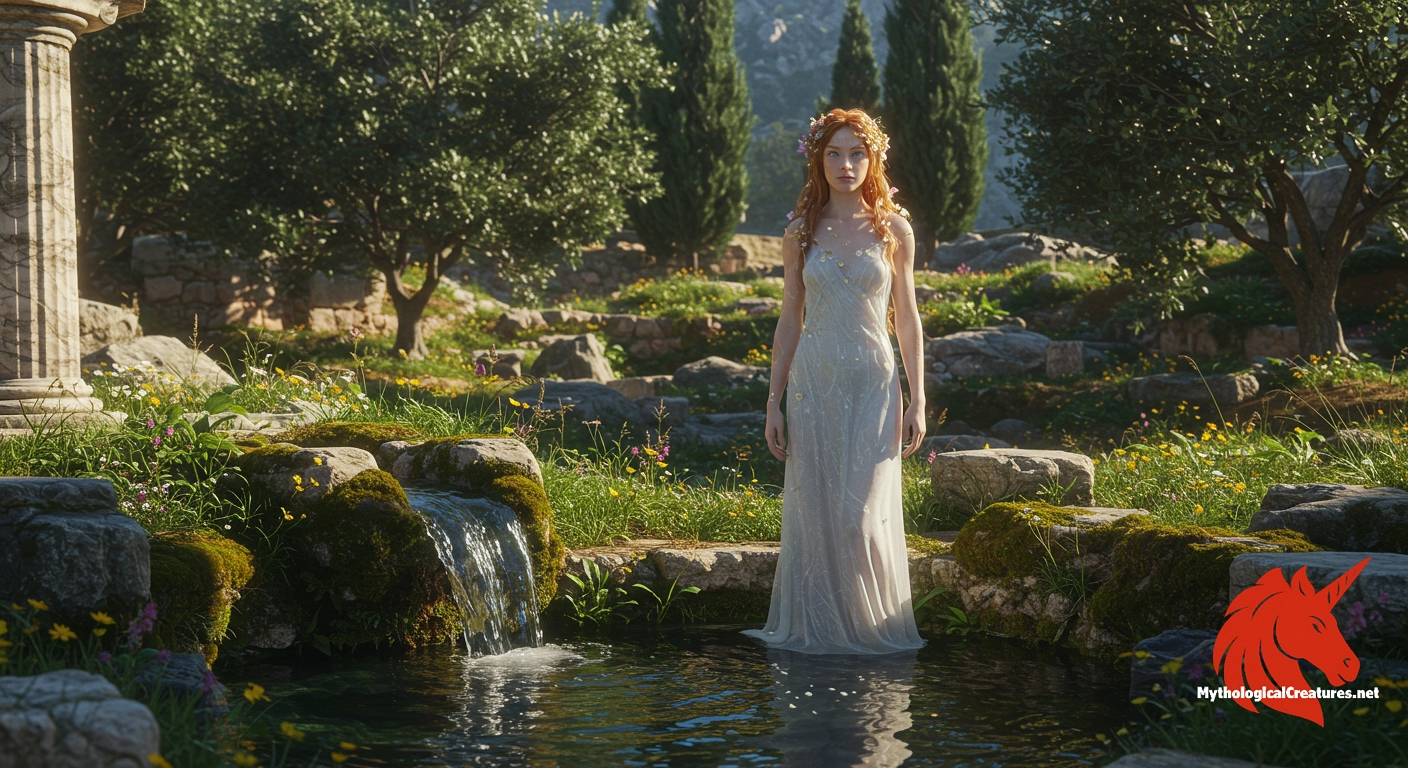 Cassotis - Her sacred spring, dedicated to Apollo, played a vital role in the oracular and ritual practices at Delphi, symbolising the life-giving and purifying aspects of water. Cassotis - Her sacred spring, dedicated to Apollo, played a vital role in the oracular and ritual practices at Delphi, symbolising the life-giving and purifying aspects of water.