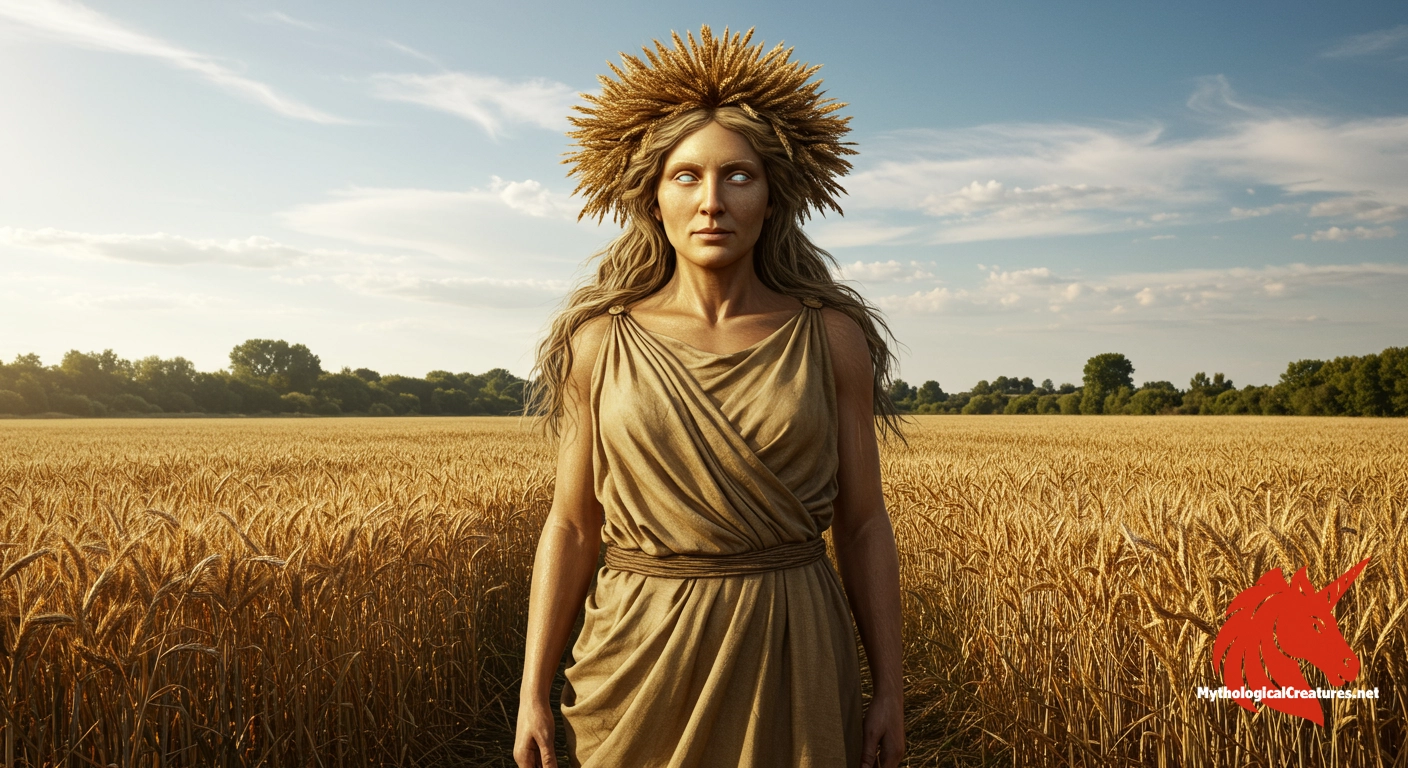 Ceres - Central deity in ancient Roman religion; revered as a guarantor of agricultural fertility and societal stability.