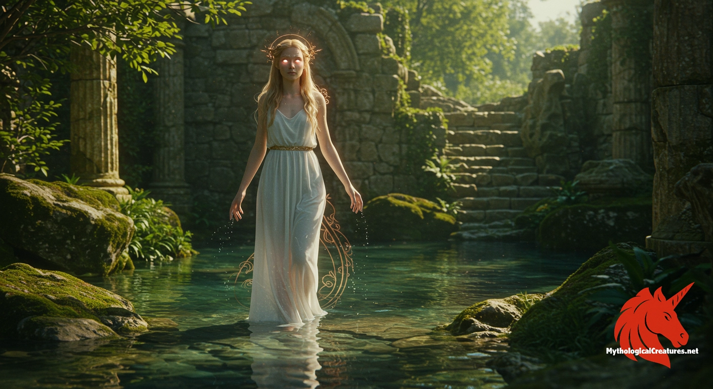 Chalcis - Represents the vital life-force of fresh water and natural beauty in ancient Greek culture.