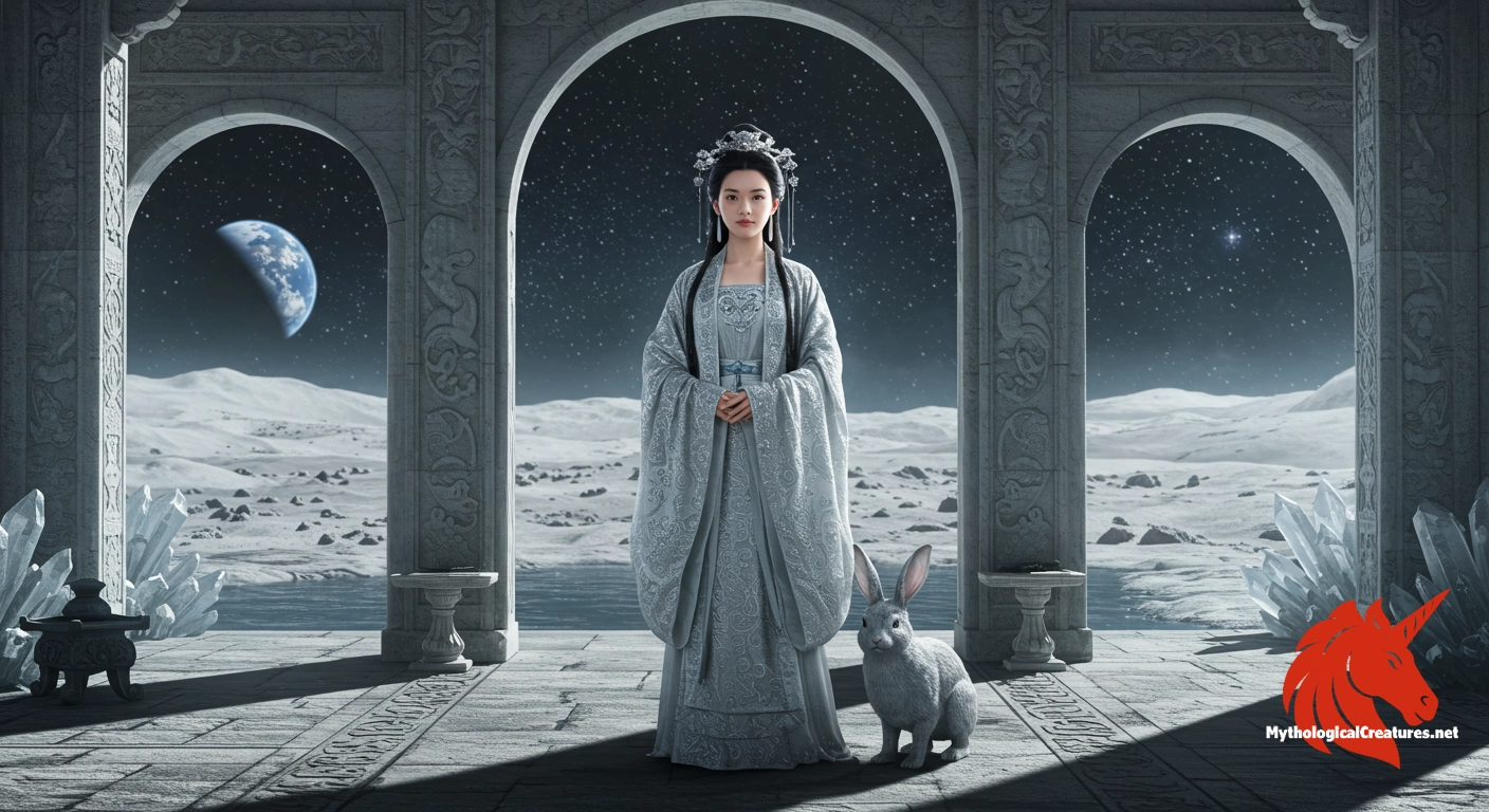 Chang'e - Chang'e is a central figure in Chinese lunar mythology and symbolizes immortality and beauty.