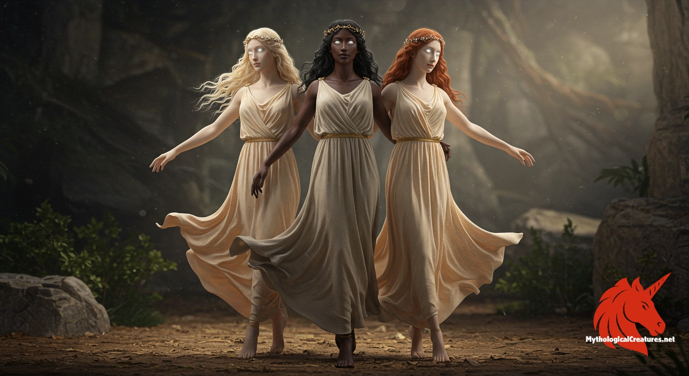 Charites - Represent ideals of beauty and serve as muses or inspirations for artists and poets